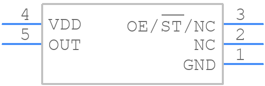 SiT2001_2.9x2.8 - SiTime - PCB symbol