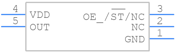 SiT2020B_2.9x2.8 - SiTime - PCB symbol