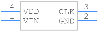 SiT3807_2.5 x 2.0 - SiTime - PCB symbol