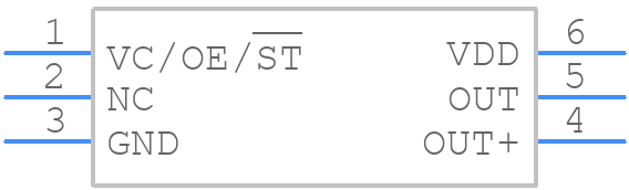 SiT5022_5.0 x 3.2 - SiTime - PCB symbol