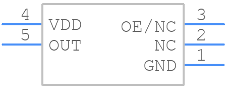 SiT2044_2.9x2.8 - SiTime - PCB symbol