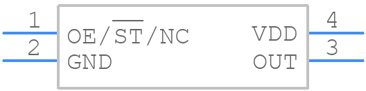 SiT8944_7.0 x 5.0 - SiTime - PCB symbol