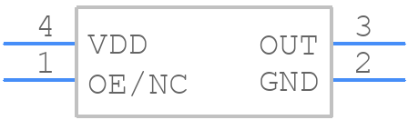 SiT8945_7.0 x 5.0 - SiTime - PCB symbol