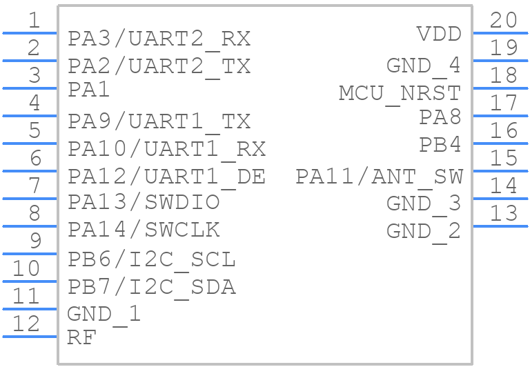 rak4270h - RAK - PCB symbol