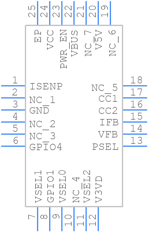 AP33771DKZ-13 - Diodes Incorporated - PCB symbol