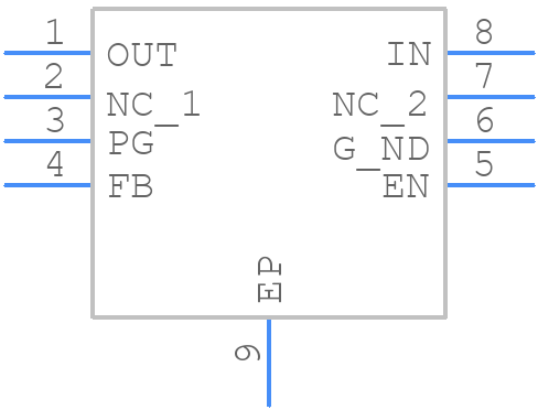 MPQ8904DD-AEC1-LF-Z - Monolithic Power Systems (MPS) - PCB symbol