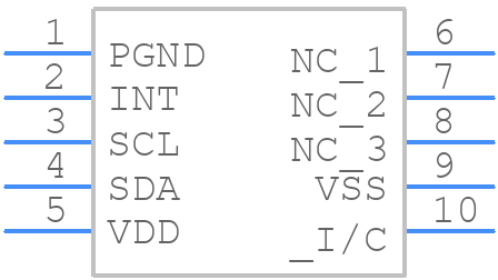 TSL25403M - ams OSRAM - PCB symbol