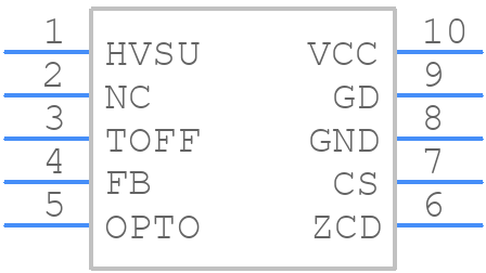 HVLED001BTR - STMicroelectronics - PCB symbol