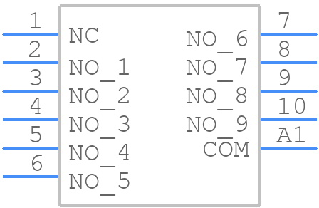 MA03L1NCGF - LITTELFUSE - PCB symbol