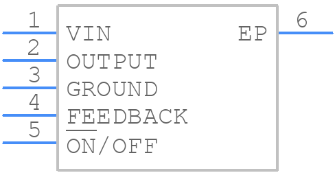 LM2575D2T-015G - onsemi - PCB symbol