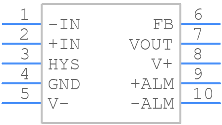 AD597AHZ - Analog Devices - PCB symbol