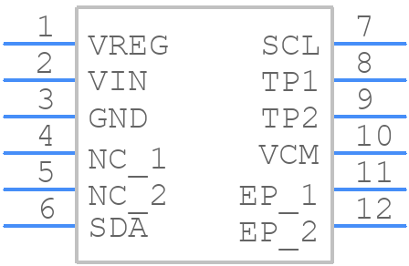 FS3000-1015 - Renesas Electronics - PCB symbol