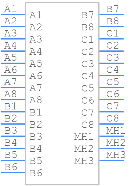 HCCPHPE24BKA90F-B - Aptiv - PCB symbol