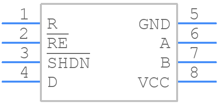 THVD1426DRLR - Texas Instruments - PCB symbol