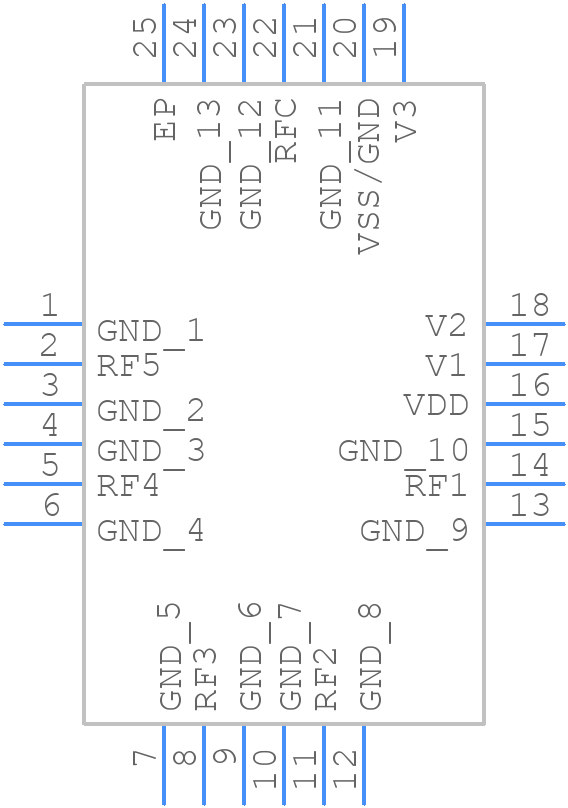 QPC6054TR13 - Qorvo - PCB symbol