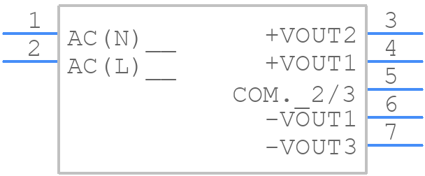 AA30T030512A - Delta Electronics - PCB symbol