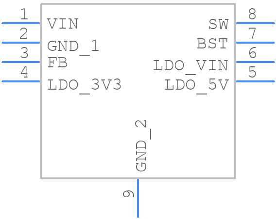RAA2128314GSP#HA0 - Renesas Electronics - PCB symbol