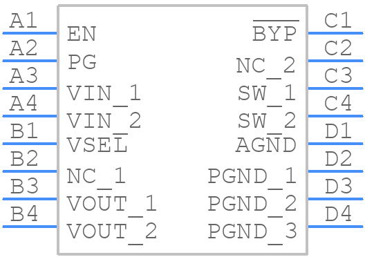 FAN48623UC35X - onsemi - PCB symbol