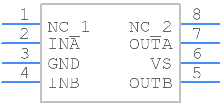 MIC4427YMMTR - Microchip - PCB symbol