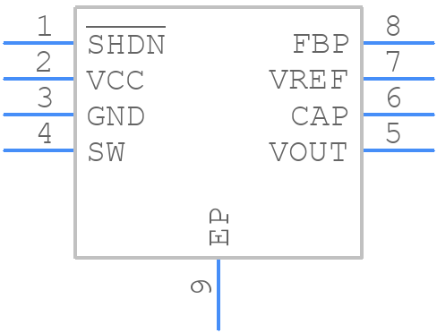 LT8410IDC#TRMPBF - Analog Devices - PCB symbol