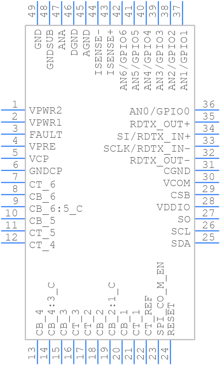 MC33772CTP2AE - NXP - PCB symbol