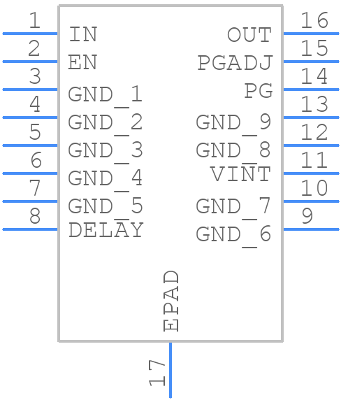 TPS7B7033QPWPRQ1 - Texas Instruments - PCB symbol