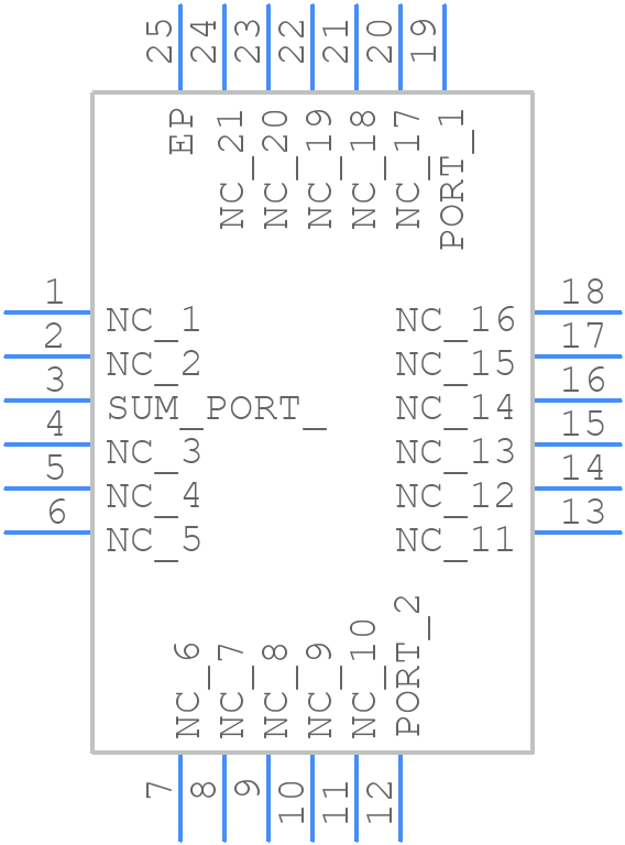 EP2C+ - Mini-Circuits - PCB symbol