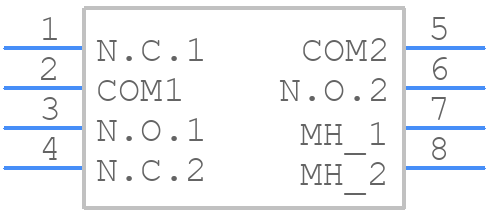 1201M2S4ABE2 - LITTELFUSE - PCB symbol