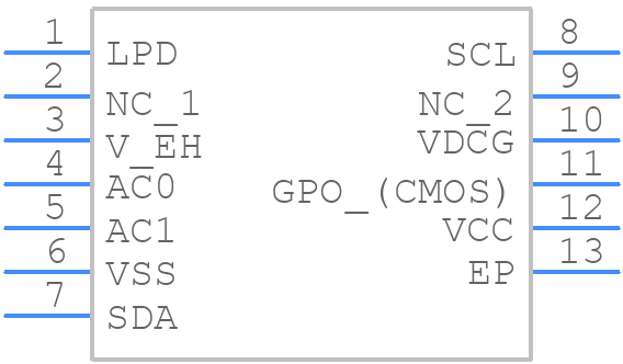 ST25DV04KC-JF8D3 - STMicroelectronics - PCB symbol