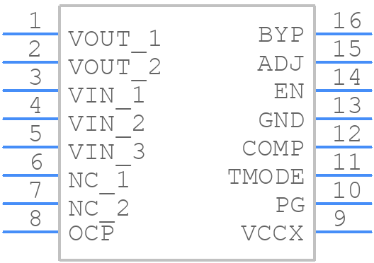 ISL75052SEHFE/PROTO - Renesas Electronics - PCB symbol