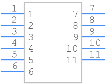 XF3M-1115-1B-R100 - OMRON Electronics - PCB symbol