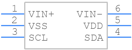 MCP3421A0T-E/CHVAO - Microchip - PCB symbol