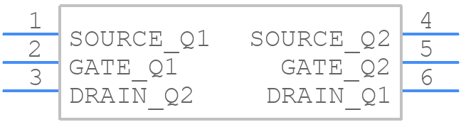 CMLDM7484 TR - Central Semiconductor - PCB symbol