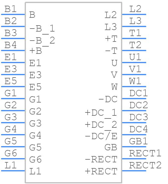 SKIIP23NAB126V1 - Semikron - PCB symbol