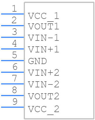 LA6358NS - onsemi - PCB symbol