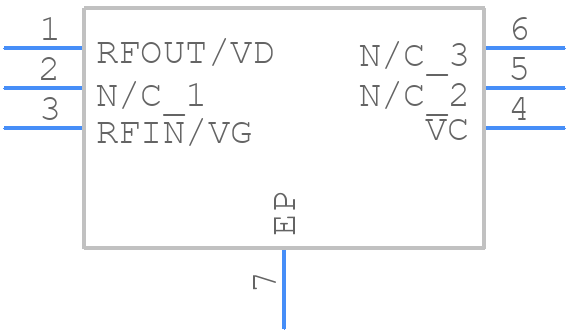 MAAM-011100 - MACOM - PCB symbol