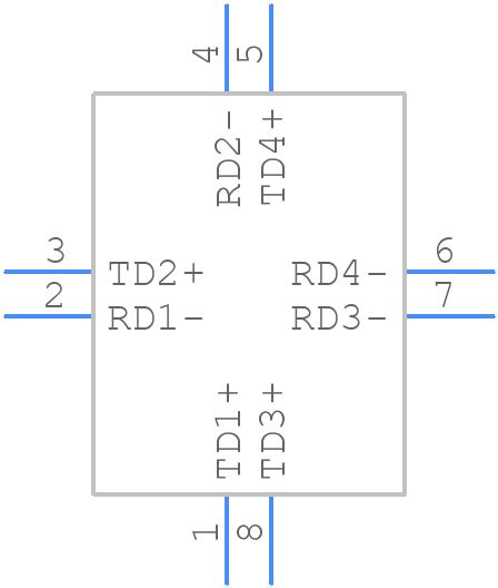 21033812864 - HARTING - PCB symbol