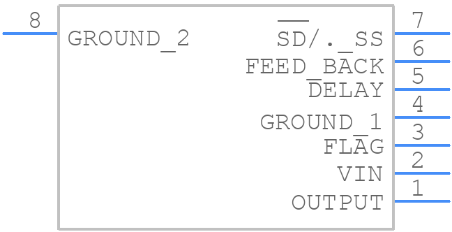 LM2598S-ADJ/NOPB - Texas Instruments - PCB symbol