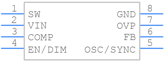 MP3363GJ-P - Monolithic Power Systems (MPS) - PCB symbol