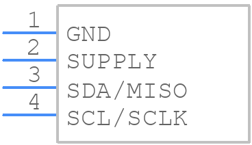 MS4525DO-SS3BS015VSL - TE Connectivity - PCB symbol