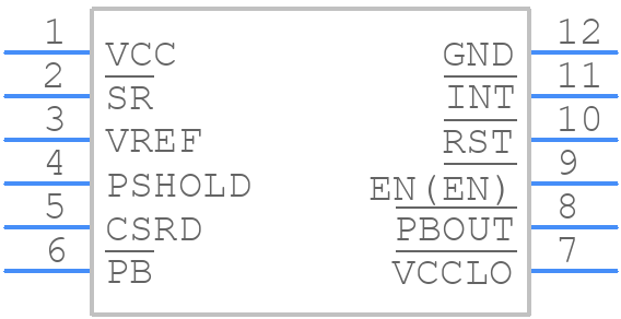 STM6601DS2BDM6F - STMicroelectronics - PCB symbol
