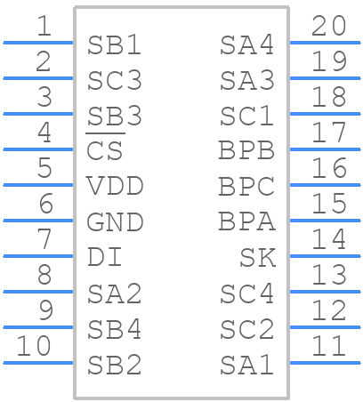 COP472N-3 - Texas Instruments - PCB symbol