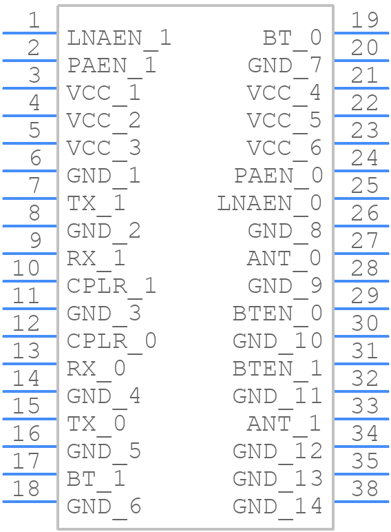 WLAN8101HMP - NXP - PCB symbol