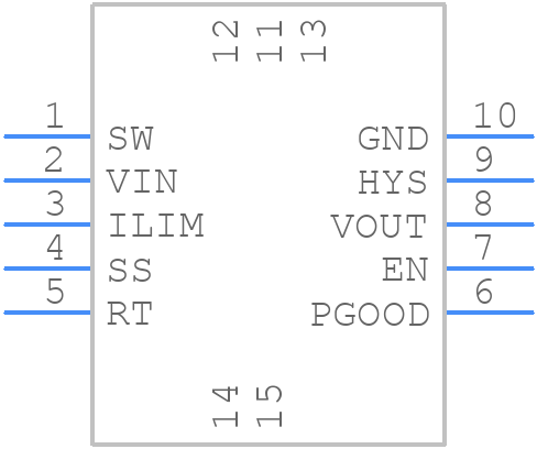 LM5165XQDRCRQ1 - Texas Instruments - PCB symbol