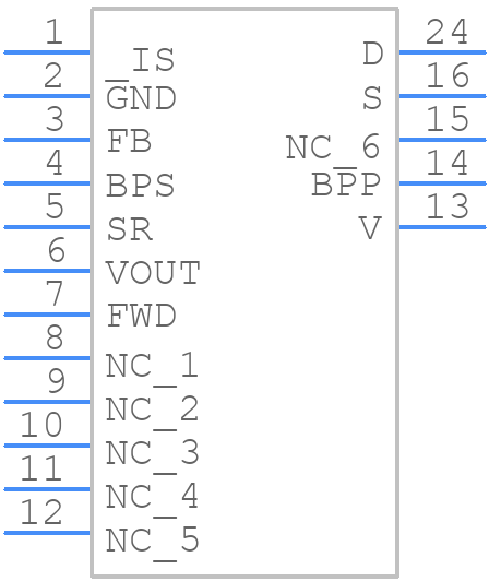 INN3162C-H102-TL - Power Integrations - PCB symbol