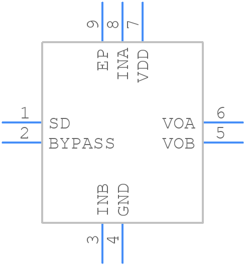 LM4915LQX/NOPB - Texas Instruments - PCB symbol