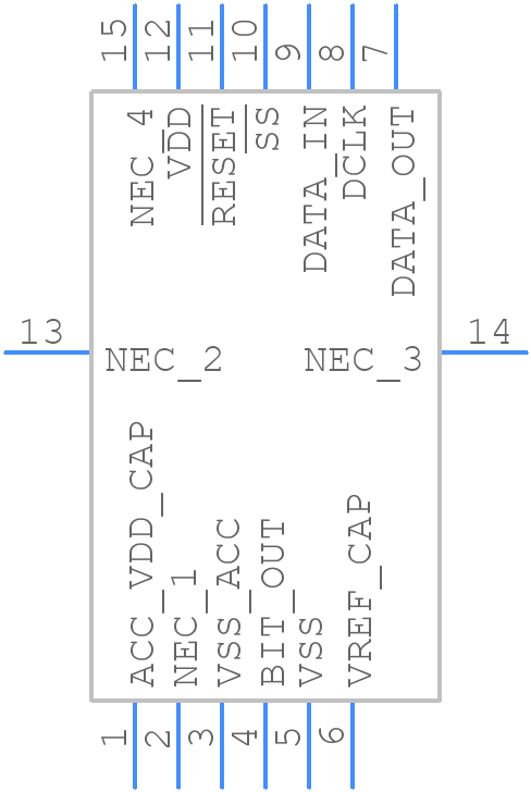 CMS300 - SILICON SENSING SYSTEMS - PCB symbol