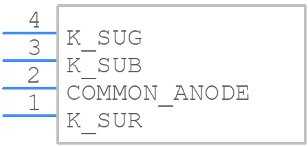 339-9SUGSURSUBC/S1182 - Everlight - PCB symbol