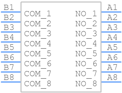 DSS108 - Nidec Copal - PCB symbol