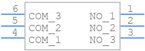 DSS103 - Nidec Copal - PCB symbol
